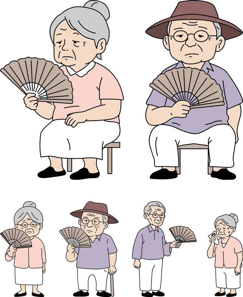노인 폭염 대책 자료 미리캔버스에서 만들 때